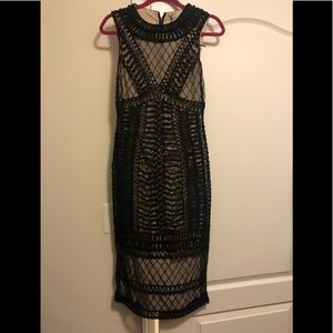 Brand new Alice + Olivia black & nude dress,